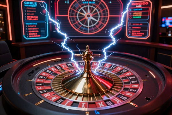 Lightning Roulette Evolution Live mit Blitz Multiplikatoren