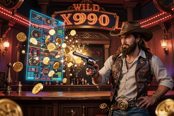 Wild Cash x9990 BGaming Hold and Win Slot mit Western Thema
